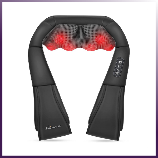 Shiatsu Neck and Shoulder Massager with Heat – Deep Tissue Pain Relief