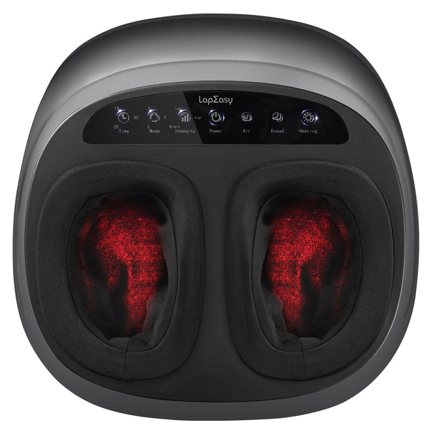 Shiatsu Foot Massager with Heat – Deep Kneading & Air Compression for Men & Women