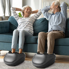 Shiatsu Foot Massager with Heat – Deep Kneading & Air Compression for Men & Women