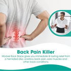 Adjustable Lower Back Brace – Lumbar Support Belt for Pain Relief, Posture Support & Injury Prevention (Men & Women)