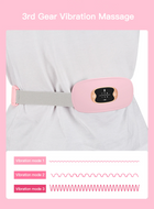Electric Menstrual Heating Pad Belt – Cordless Period Cramp Relief Massager with Heat & Vibration for Abdomen & Lower Back