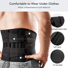 Adjustable Lower Back Brace – Lumbar Support Belt for Pain Relief, Posture Support & Injury Prevention (Men & Women)