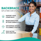 Adjustable Lower Back Brace – Lumbar Support Belt for Pain Relief, Posture Support & Injury Prevention (Men & Women)