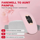 Electric Menstrual Heating Pad Belt – Cordless Period Cramp Relief Massager with Heat & Vibration for Abdomen & Lower Back