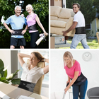 Adjustable Lower Back Brace – Lumbar Support Belt for Pain Relief, Posture Support & Injury Prevention (Men & Women)