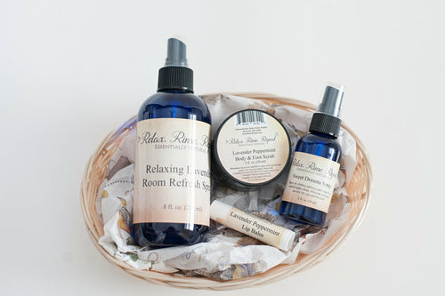 Essentials Spa Gift Basket – Natural Self Care & Relaxation Gift Set