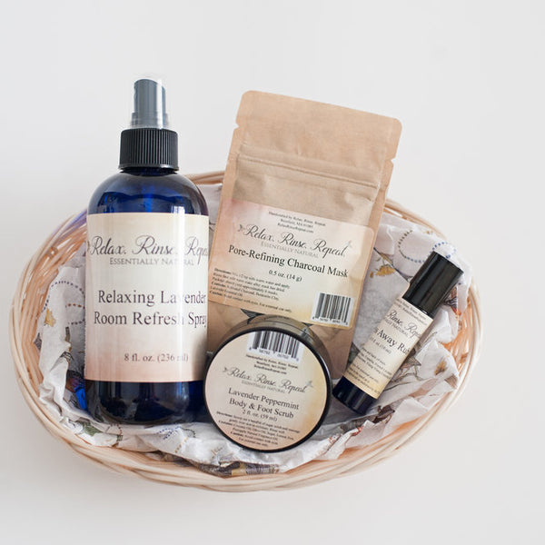 Luxury Pampered Spa Gift Basket – All Natural Self Care & Relaxation Set