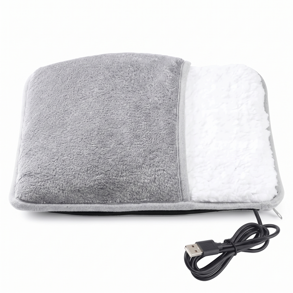 Soft Plush Winter Multi-Use Foot Warmer – USB Heated Cozy Comfort