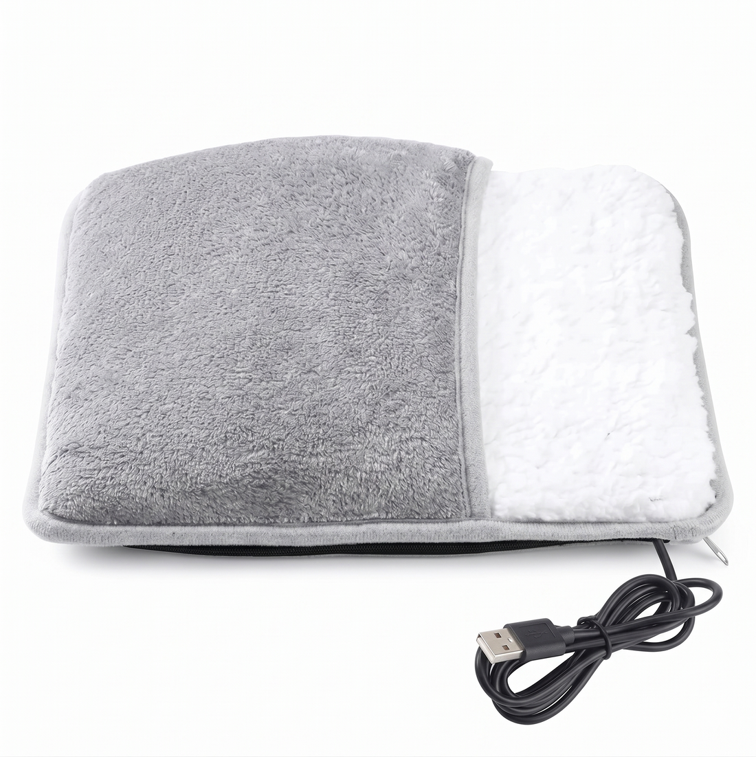 Soft Plush Winter Multi-Use Foot Warmer – USB Heated Cozy Comfort