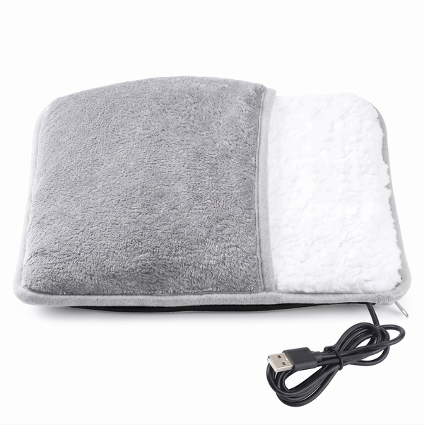 Soft Plush Winter Multi-Use Foot Warmer – USB Heated Cozy Comfort
