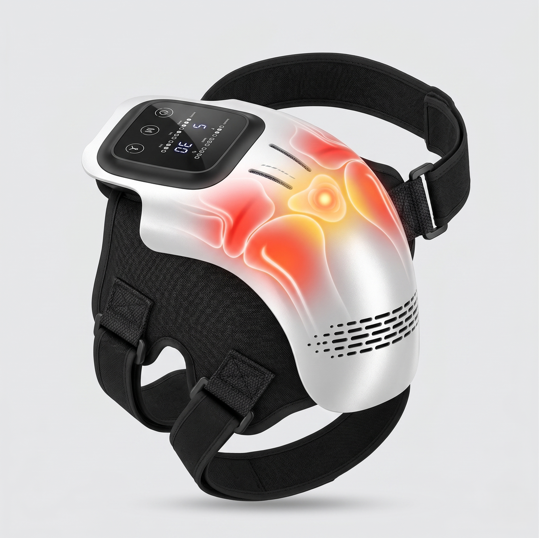 Electric Heated Knee Massager – Intelligent Kneading Therapy for Pain Relief, Circulation & Joint Support (Home Use)