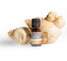 Organic Ginger Essential Oil 10ml – 100% Pure Steam Distilled Aromatherapy Oil for Massage, Diffusers & Wellness