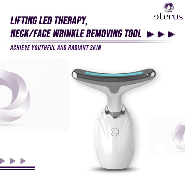 Neck & Face Lifting LED Therapy Device – Anti-Aging Skin Tightening & Wrinkle Reduction Tool