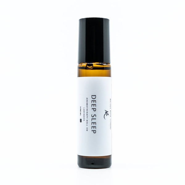 Deep Sleep Essential Oil Roll-On – Lavender Aromatherapy Sleep Aid for Relaxation, Stress Relief & Bedtime Wellness