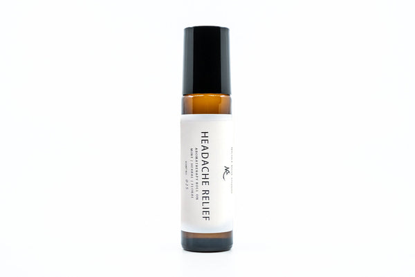 Headache Relief Essential Oil Roll-On – Cooling Aromatherapy Blend for Tension Relief, Relaxation & Congestion Support