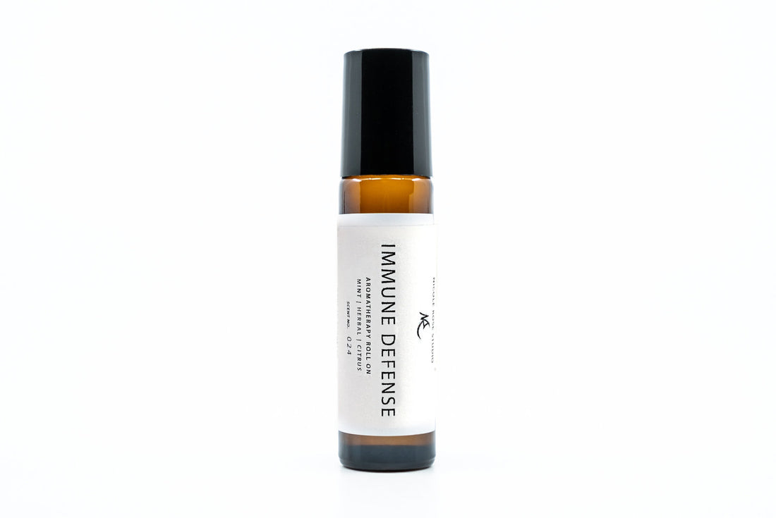 Immune Defense Essential Oil Roll-On – Clove, Lemon & Eucalyptus Aromatherapy Blend for Wellness & Daily Protection