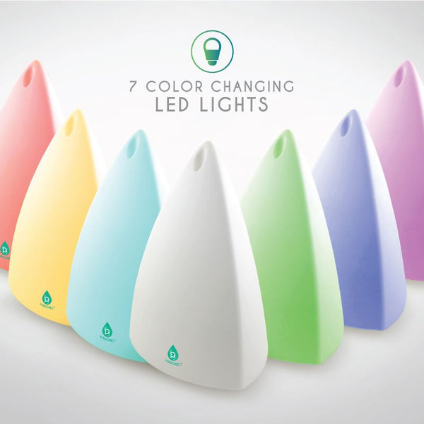 Pursonic Ultrasonic Aromatherapy Diffuser Set – 100ml Essential Oil Diffuser with Lavender, Eucalyptus & Frankincense Oils, LED Light & Remote Control