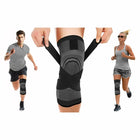 DCF Compression Knee Sleeve with Adjustable Straps – Anti-Slip Knee Support for Stability & Everyday Comfort