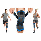 DCF Compression Knee Sleeve with Adjustable Straps – Anti-Slip Knee Support for Stability & Everyday Comfort