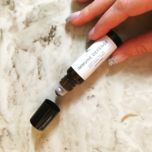 Immune Defense Essential Oil Roll-On – Clove, Lemon & Eucalyptus Aromatherapy Blend for Wellness & Daily Protection