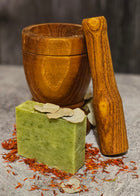 Eucalyptus Spearmint Vegan Soap Bar – Refreshing Organic Essential Oil Soap with Shea Butter & Spirulina