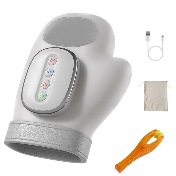 Cordless Hand Massager with Heat & Compression for Pain Relief