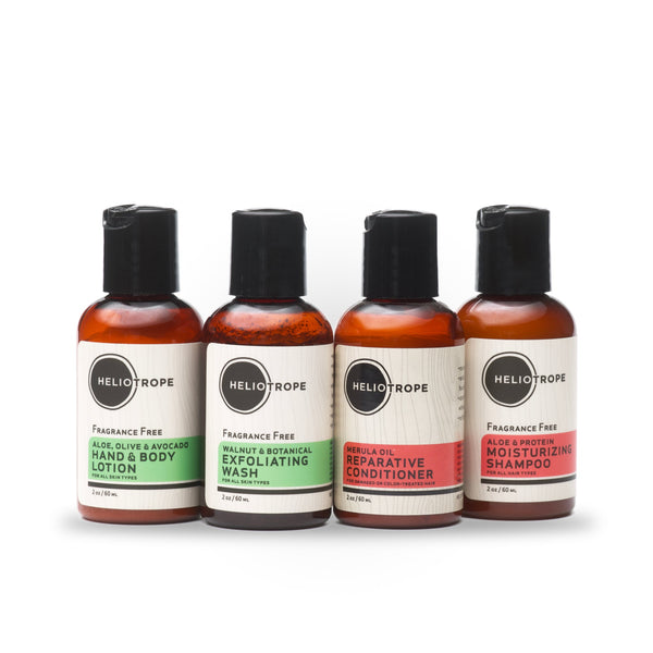 Body Care Travel Sampler Gift Set – Natural Travel Size Bath & Body Essentials