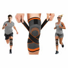 DCF Compression Knee Sleeve with Adjustable Straps – Anti-Slip Knee Support for Stability & Everyday Comfort