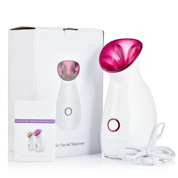 Nano Ionic Facial Steamer – Hot Mist Face Steamer for Deep Cleansing, Hydration & Pore Care