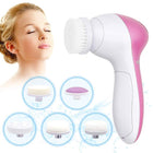 5-in-1 Face Cleansing & Massage Brush Set – Exfoliating Facial Care System for Smooth, Radiant Skin