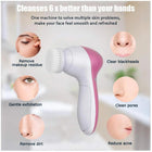 5-in-1 Face Cleansing & Massage Brush Set – Exfoliating Facial Care System for Smooth, Radiant Skin