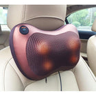 Portable 4-Head Shiatsu Massage Pillow with Heat – Deep Tissue Neck & Back Massager