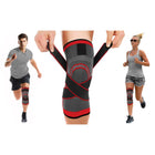 DCF Compression Knee Sleeve with Adjustable Straps – Anti-Slip Knee Support for Stability & Everyday Comfort